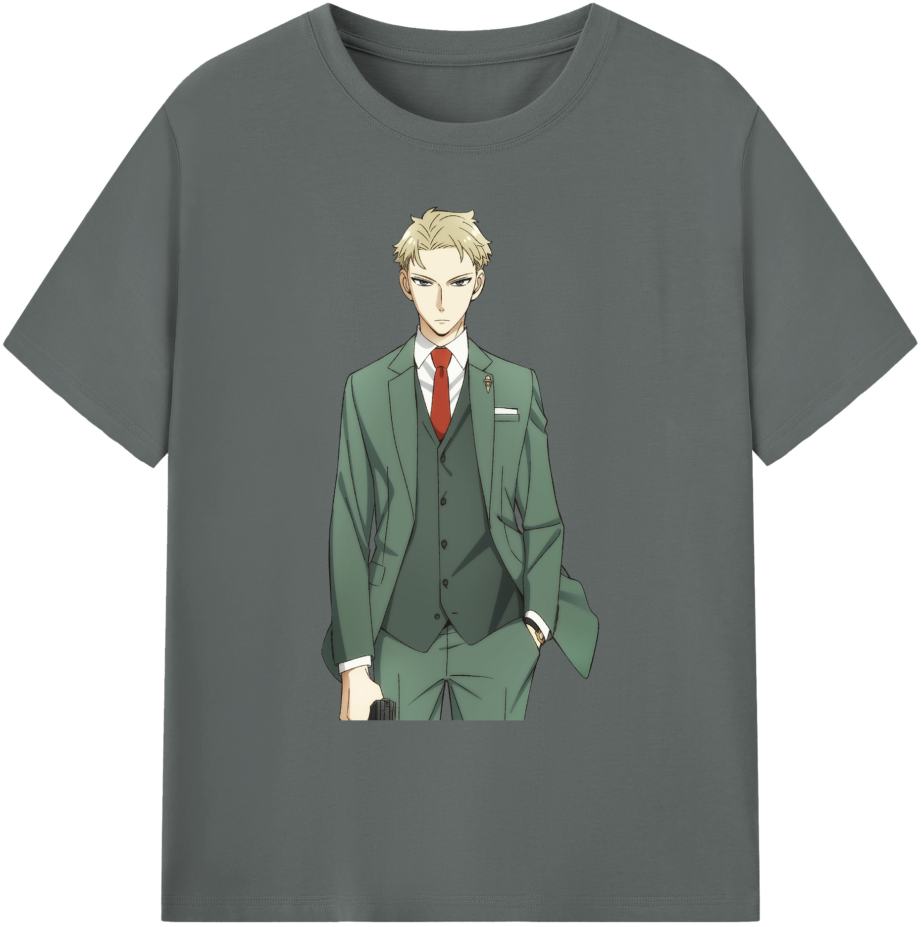 （画像用） SPY×FAMILY间谍家家酒 綿100％ メンズ半袖Tシャツ｜肌触りやわらか＆通気性